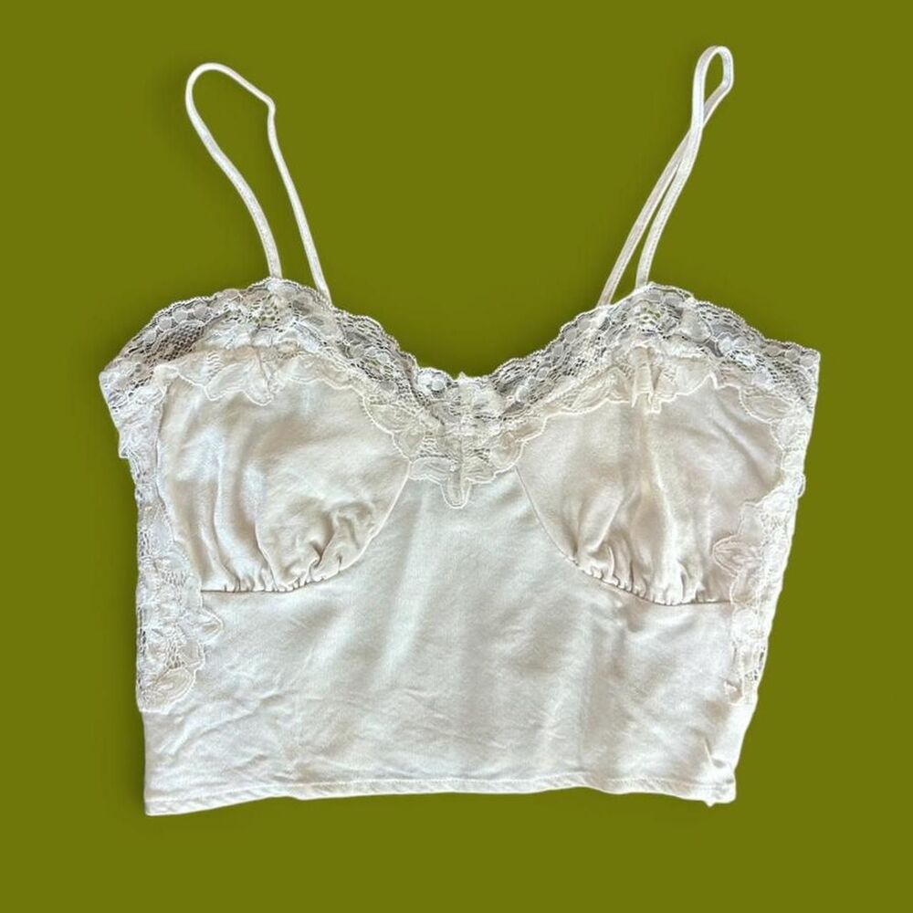 Beverly & Beck White Lace Cami Top | Size Small | Excellent Used Condition